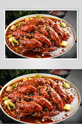 食物麻辣小龙虾摄影图片