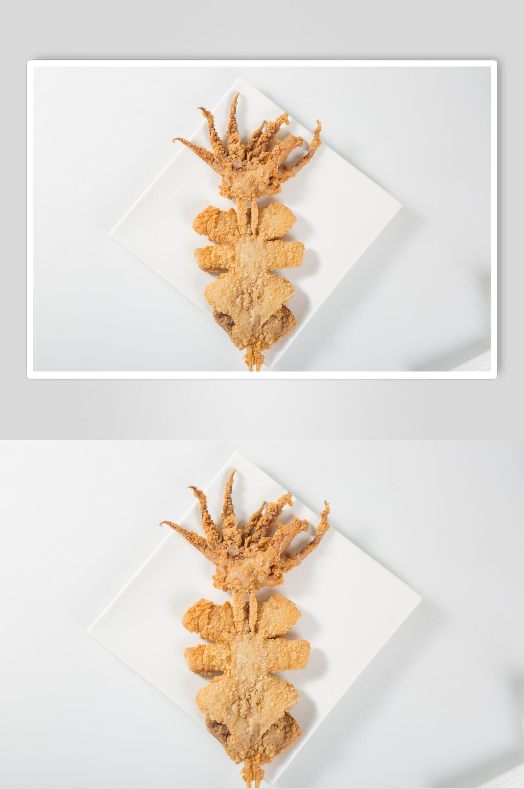 鱿鱼烧烤油炸美食图片素材