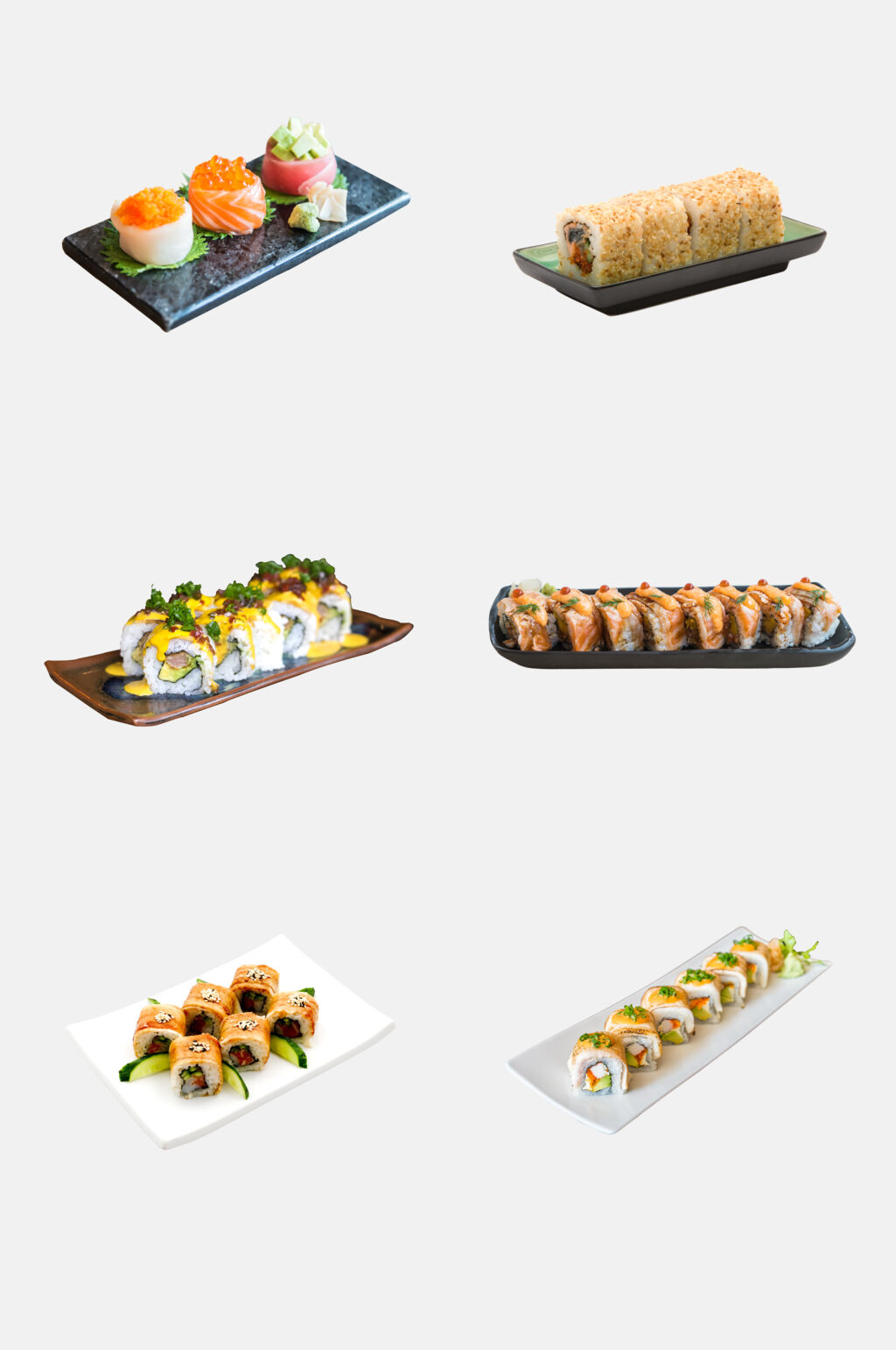 竖版寿司实拍免抠素材素材