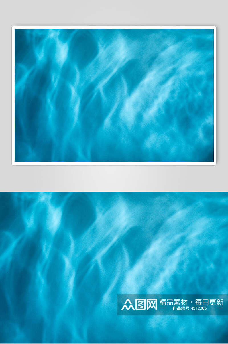 蓝色水光创意水面背景图素材