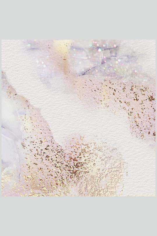 近景高清斑点黄水彩金箔纹理图片