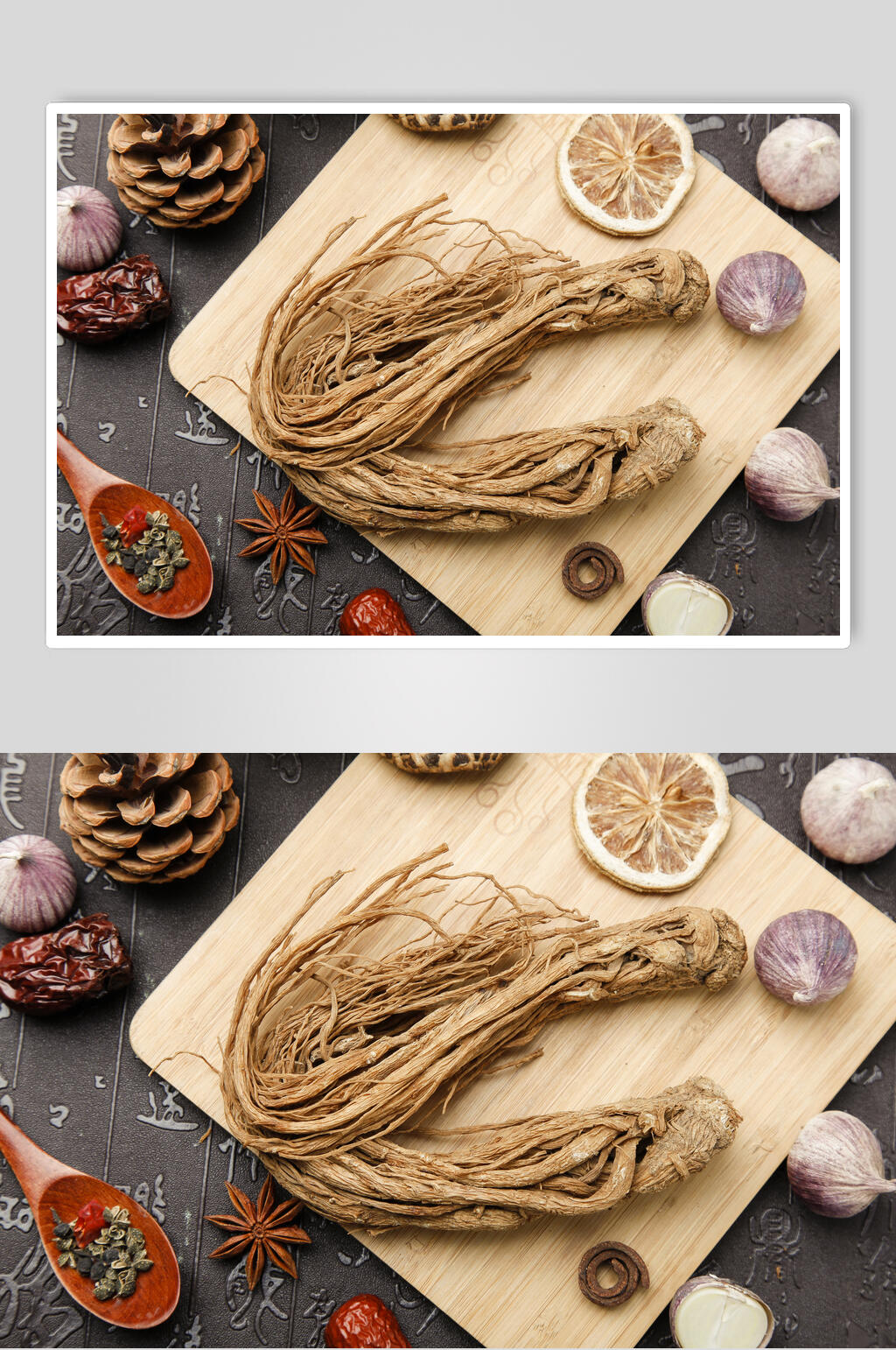 精选补品人参图片素材
