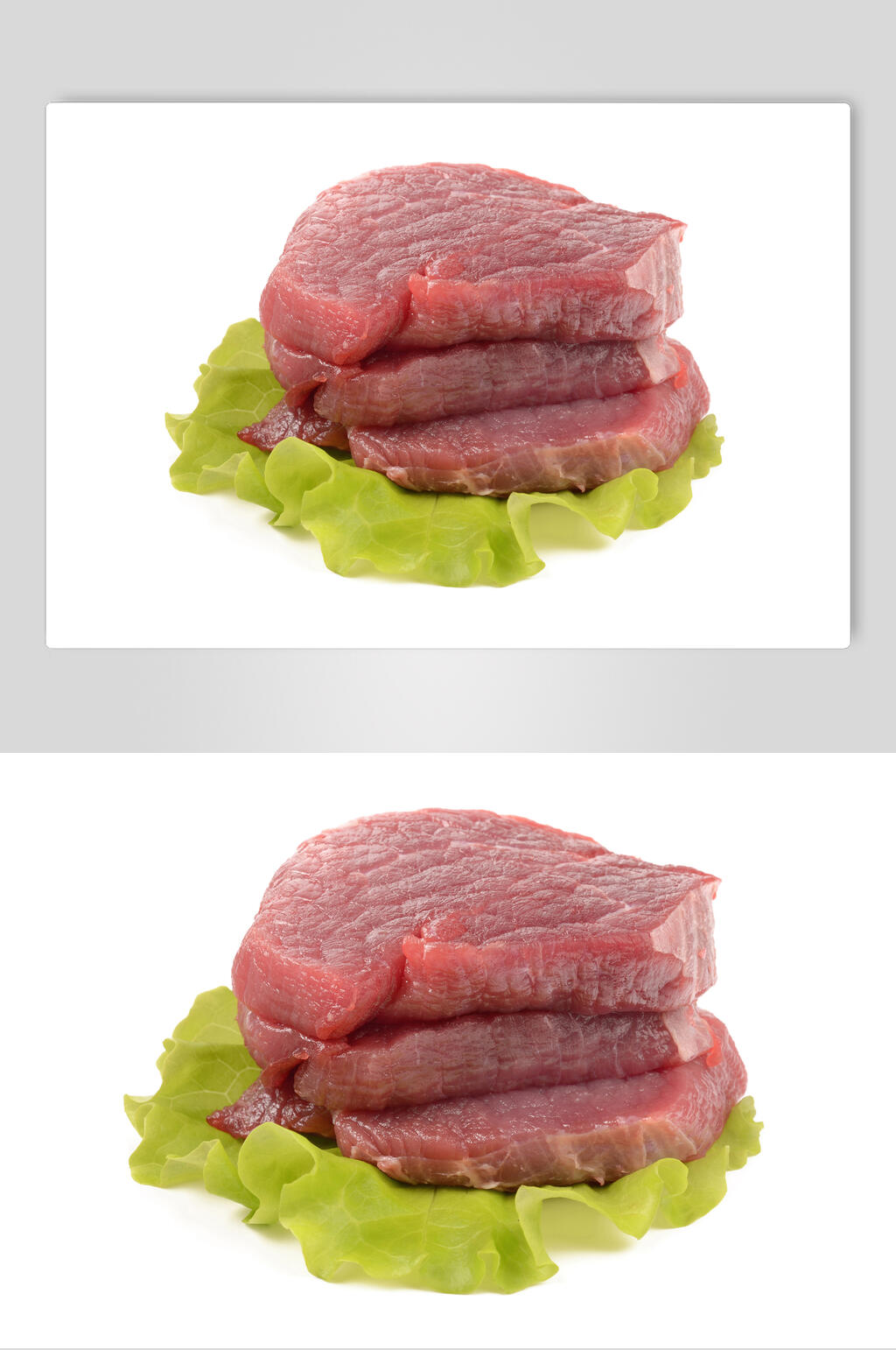 简约牛肉生肉摄影图素材