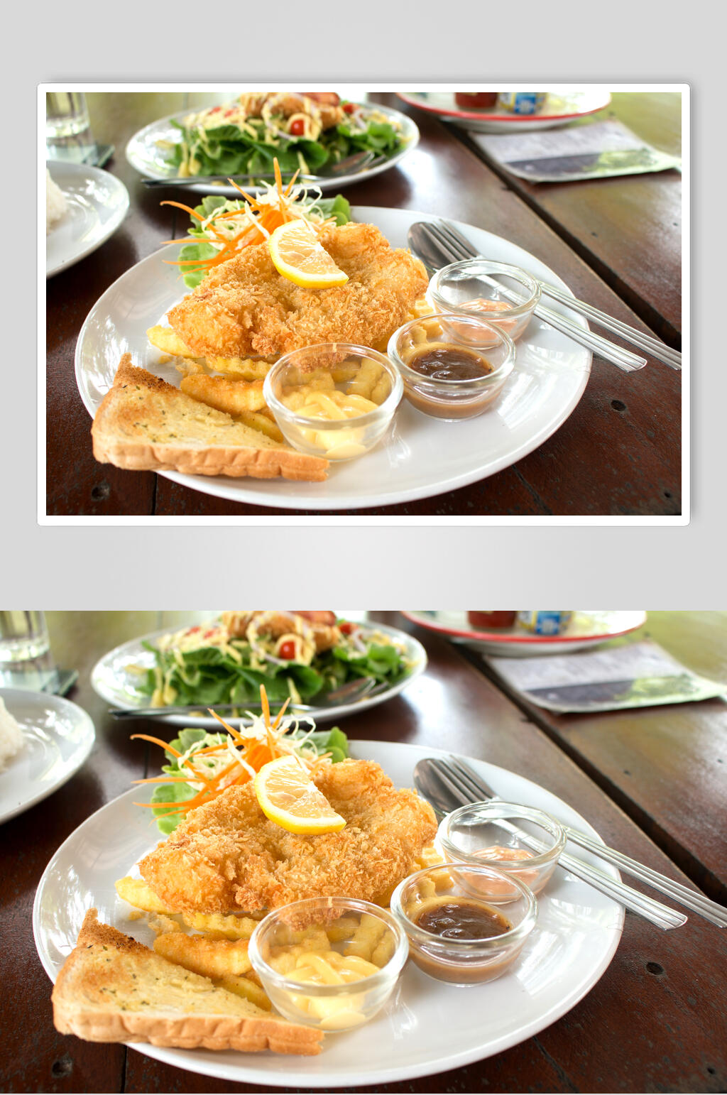 餐饮汉堡美味效果图高清图片素材