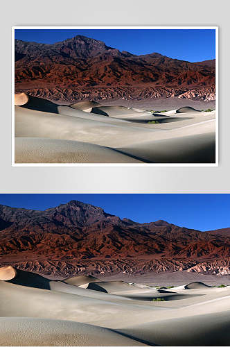 沙漠山岳户外风景图片