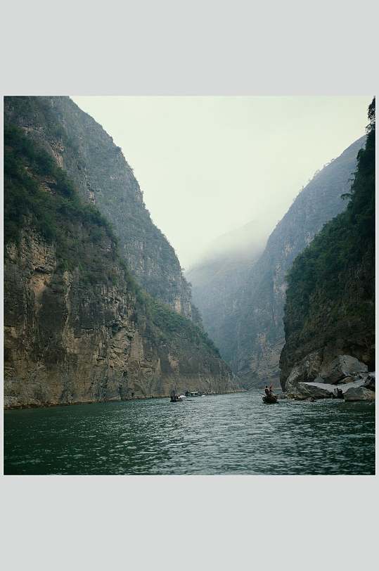山峡风景山川摄影图