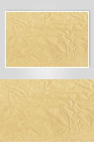 米黄色褶皱旧纸图片