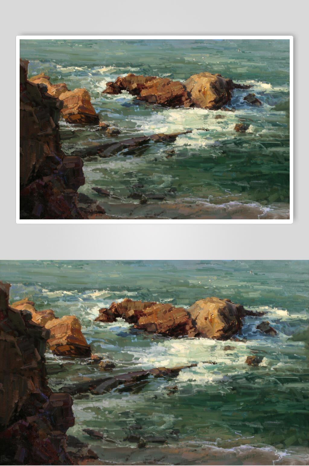 海洋画画艺术美术画图片素材