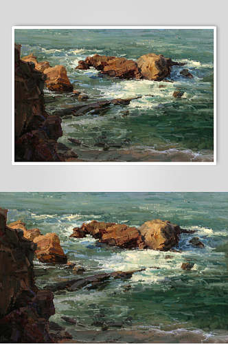 海洋画画艺术美术画图片