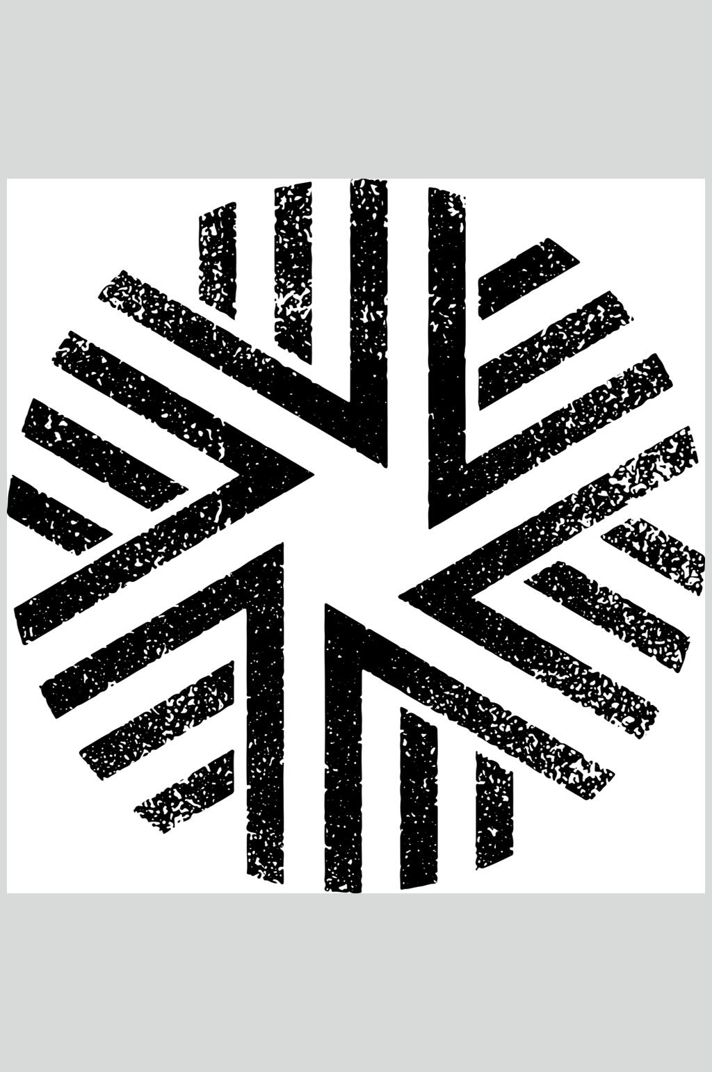 线条圆形黑色手绘几何图形矢量素材素材