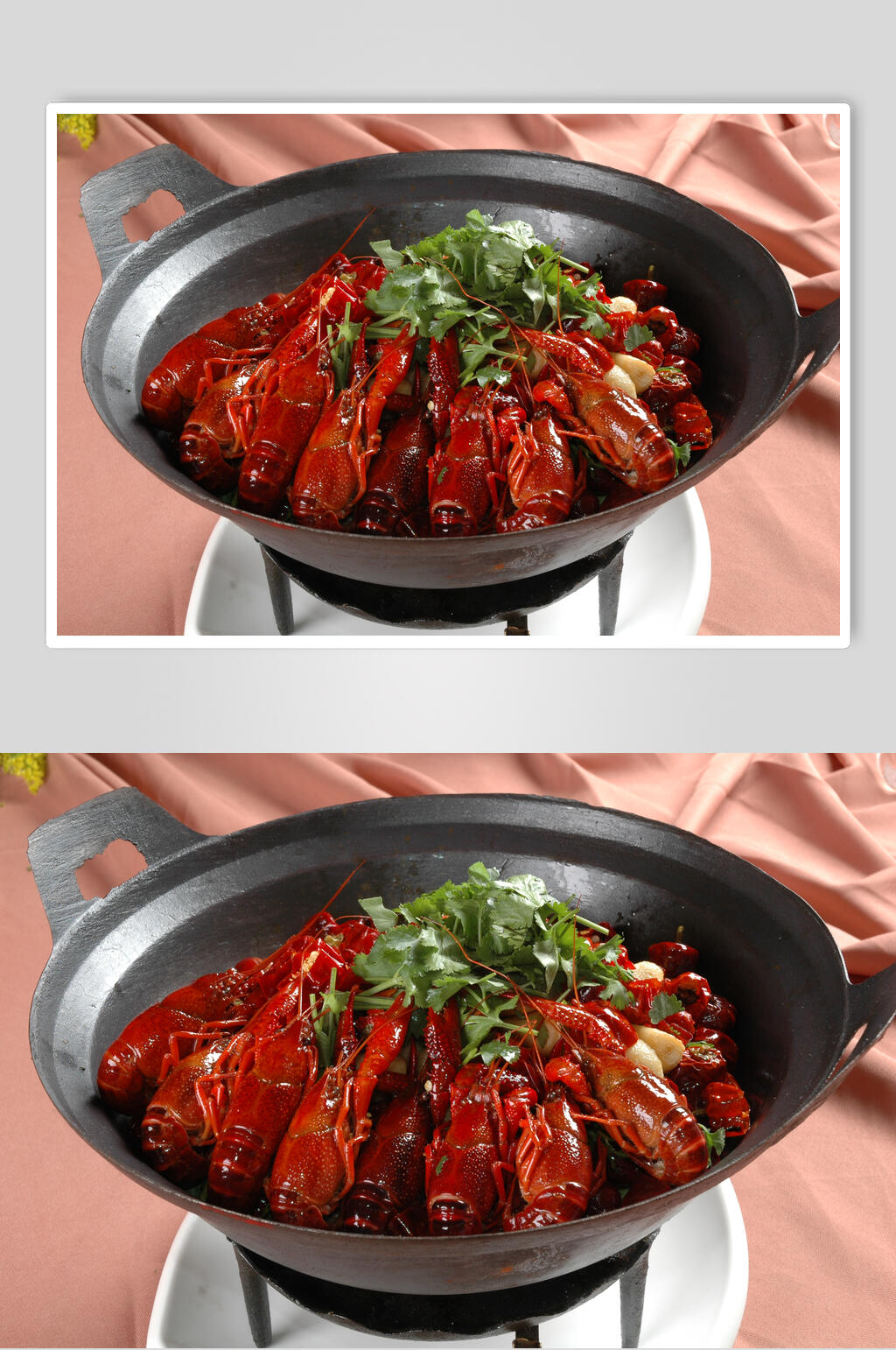 招牌美食麻辣小龙虾摄影图素材
