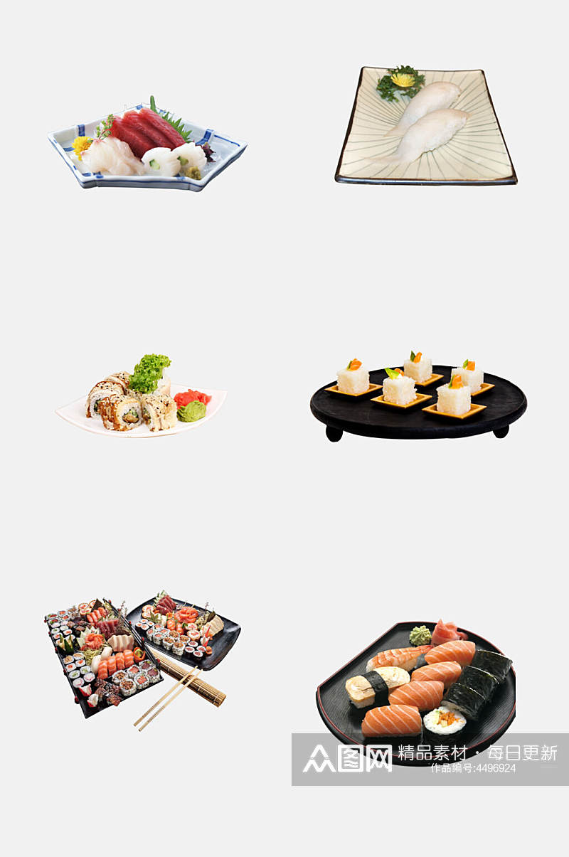 创意寿司实拍免抠素材素材