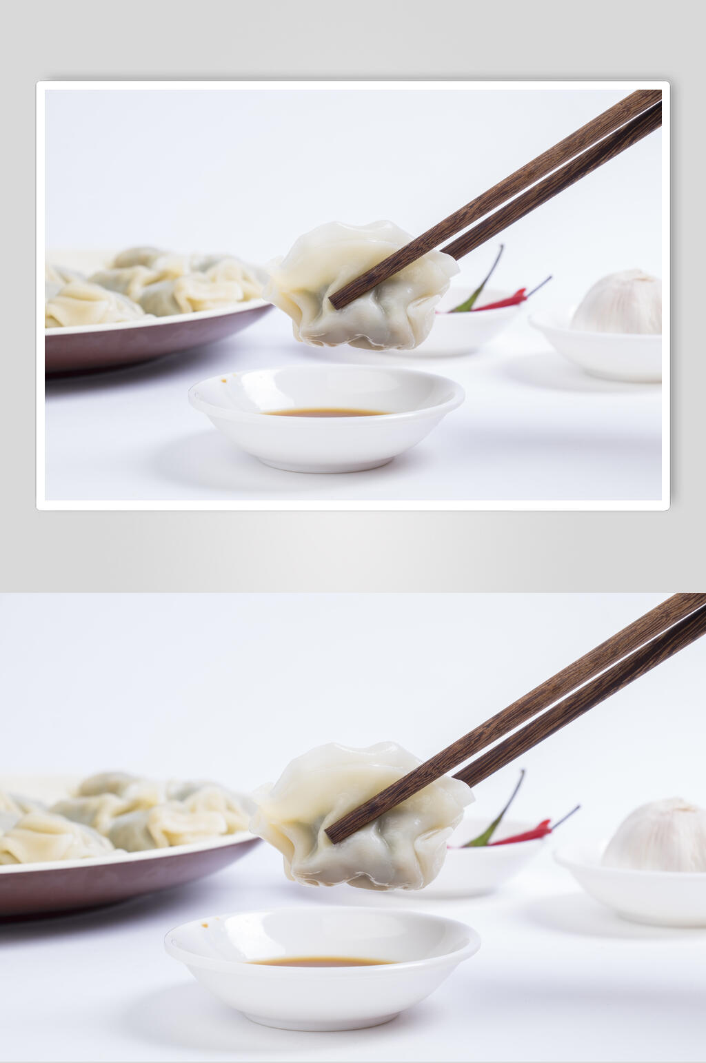 鲜香饺子餐饮摄影图素材