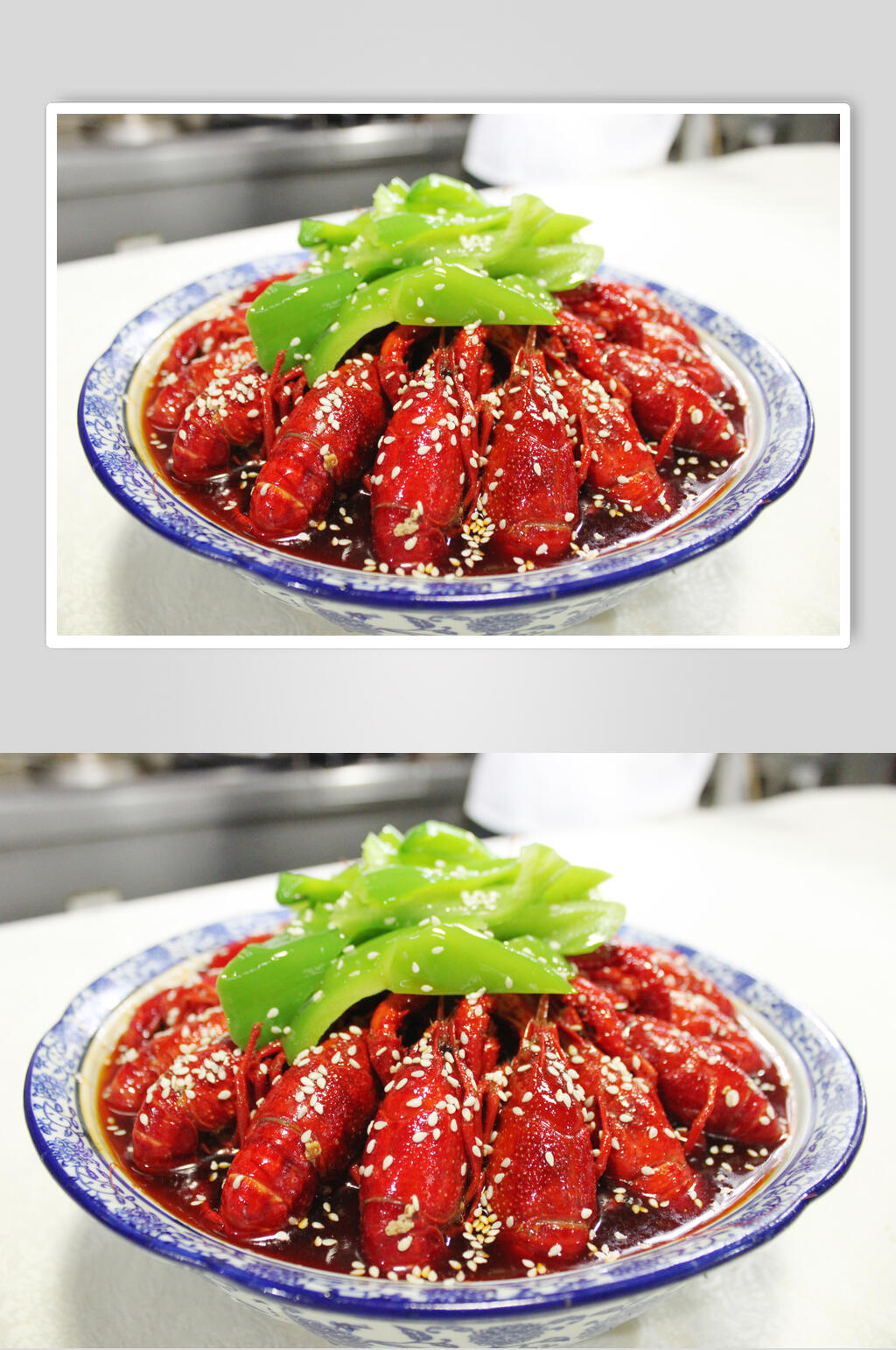 芝麻飘香麻辣小龙虾餐饮食品摄影图素材