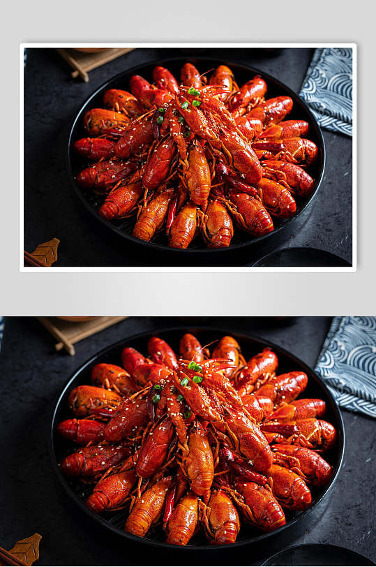 香浓美味香辣小龙虾摄影图-众图网