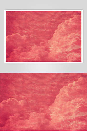 红色云朵彩色炫酷背景图片