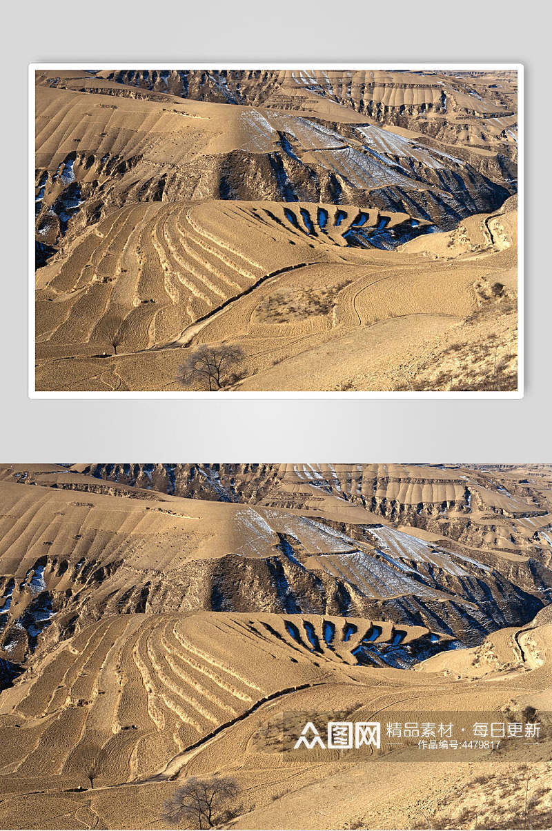 沙漠大自然风光摄影图素材