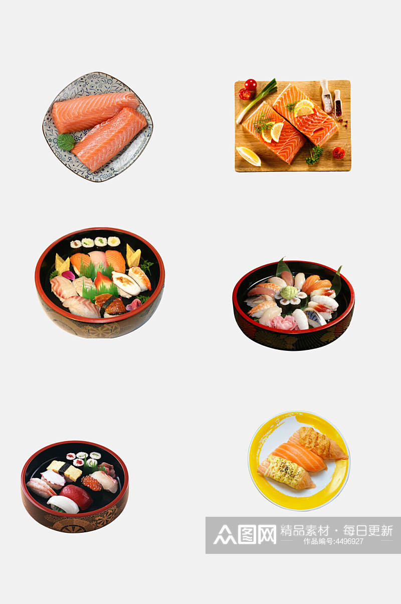 碗里的寿司实拍免抠素材素材