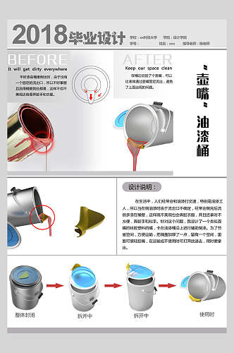 2018毕业设计产品介绍宣传海报