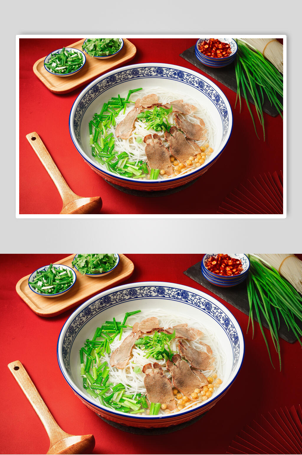 香葱米线美食摄影图片素材