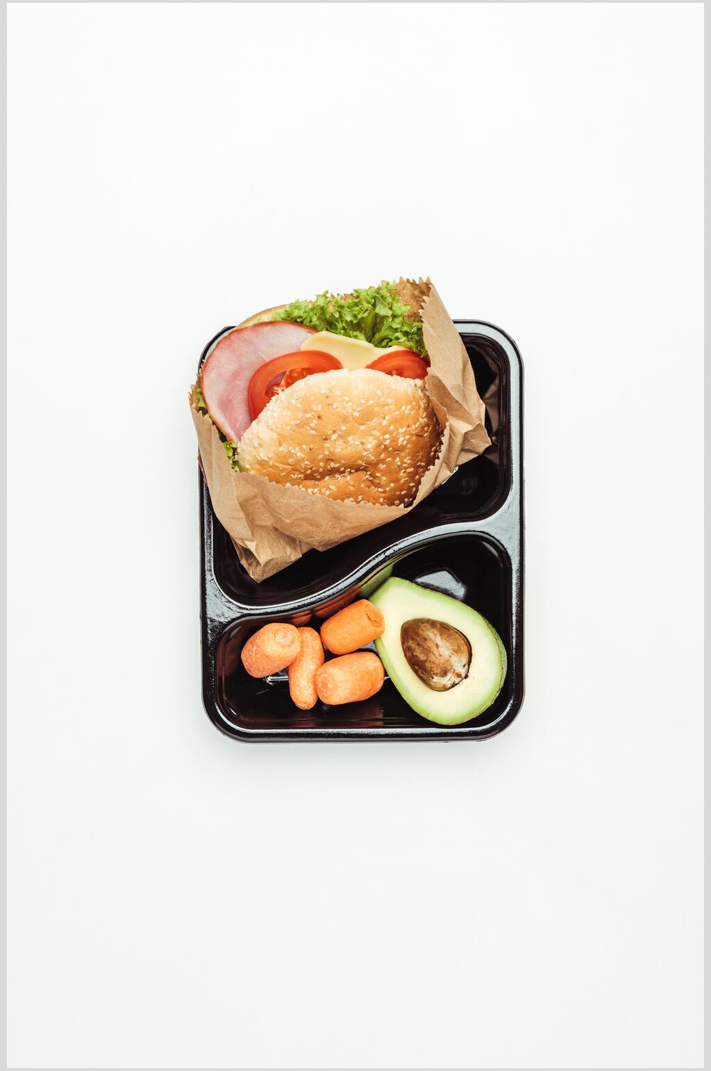 美味食品汉堡创意高清图片素材