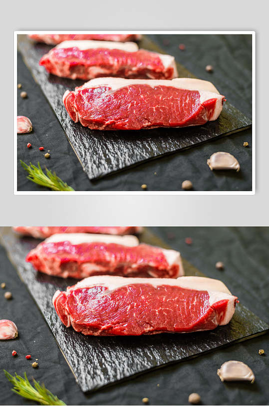 美味新鲜前腿肉食物猪肉摄影图