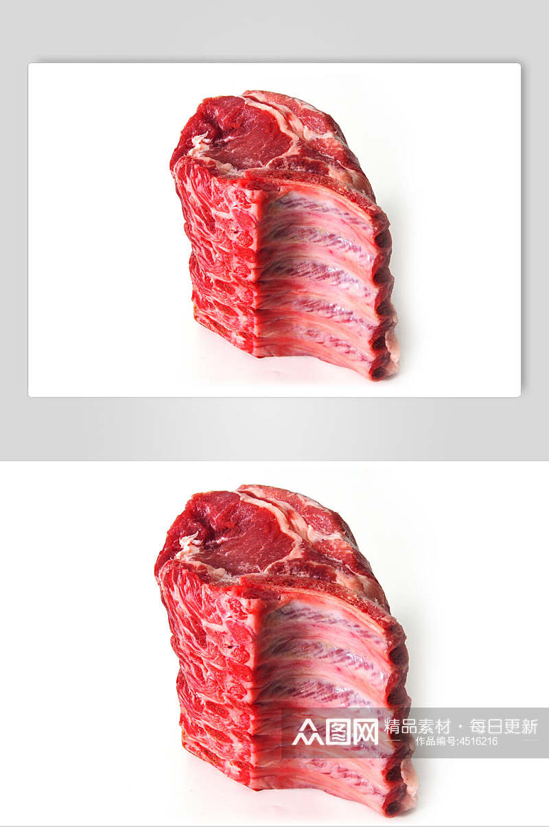 生牛肉生肉摄影图素材