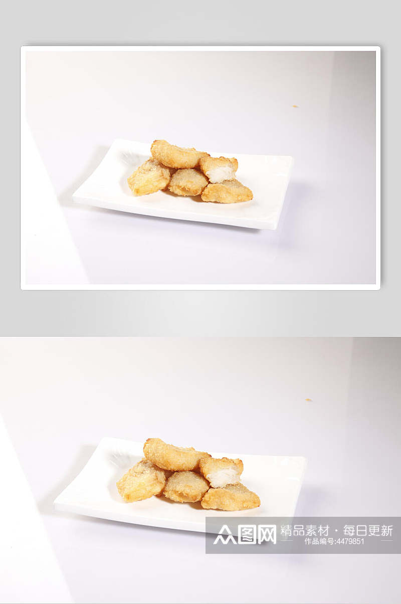 鸡块小吃炸品摄影图片素材