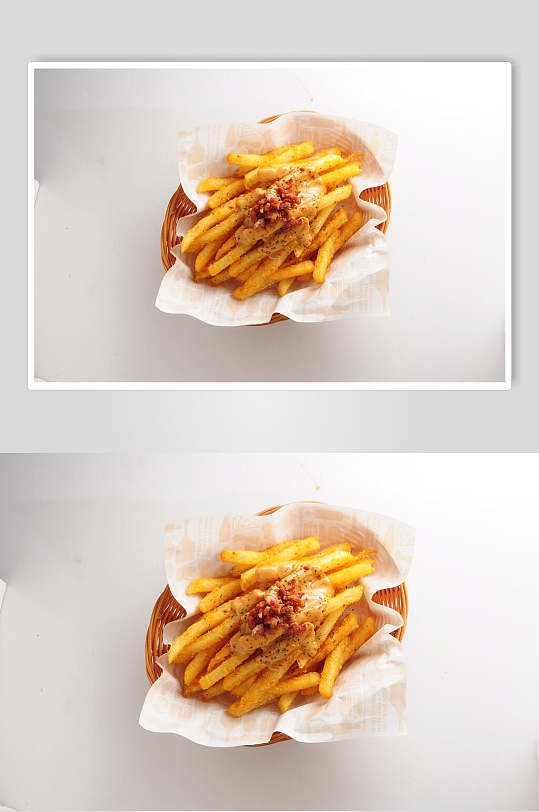 薯条小吃炸品摄影图片