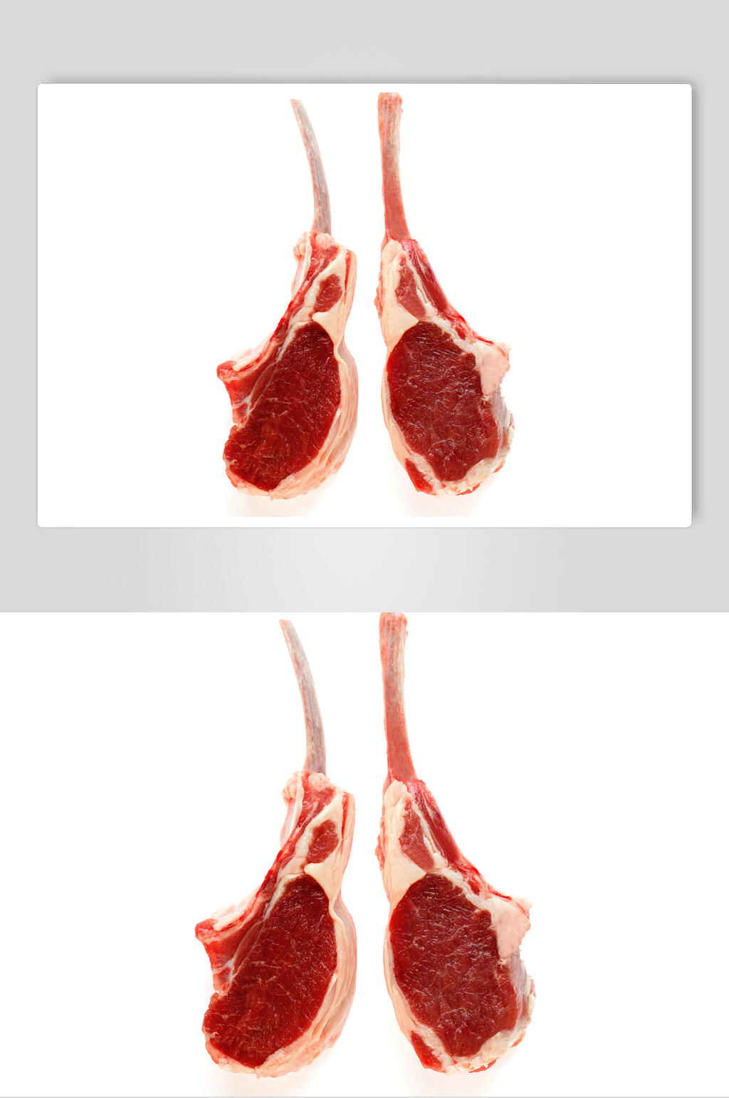 精品排骨牛肉生肉摄影图素材
