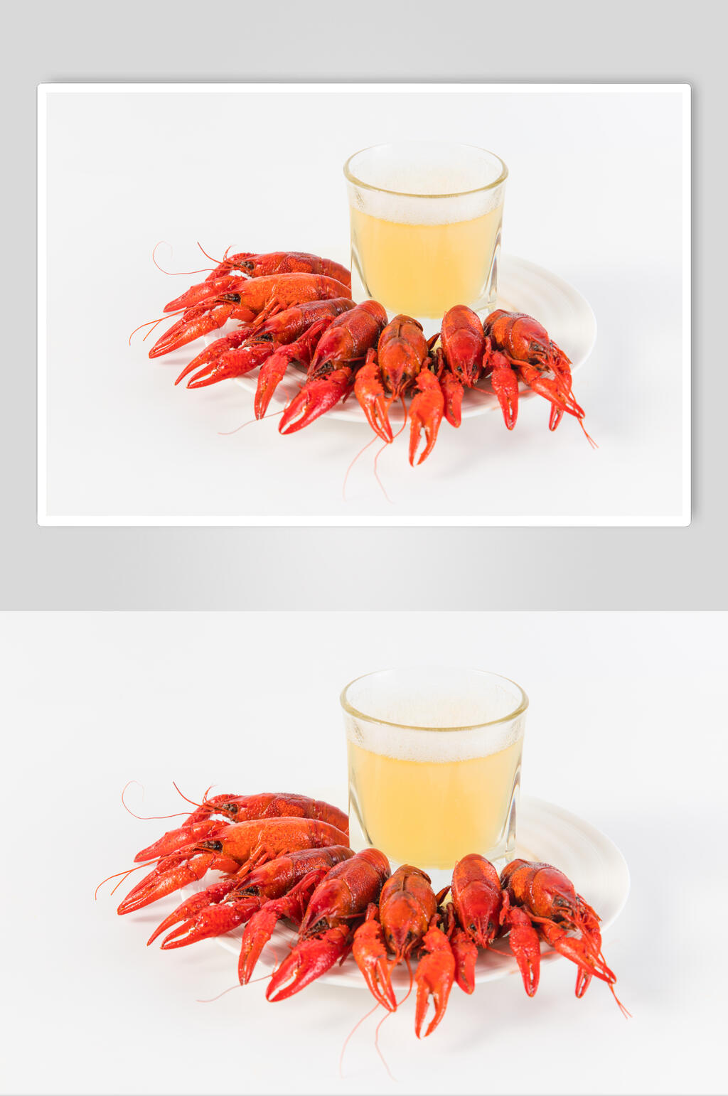 啤酒食品麻辣小龙虾摄影图素材