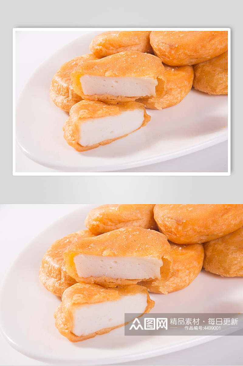 营养鸡块鱿鱼须小吃摄影图片素材