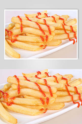 薯条小吃炸品摄影图片