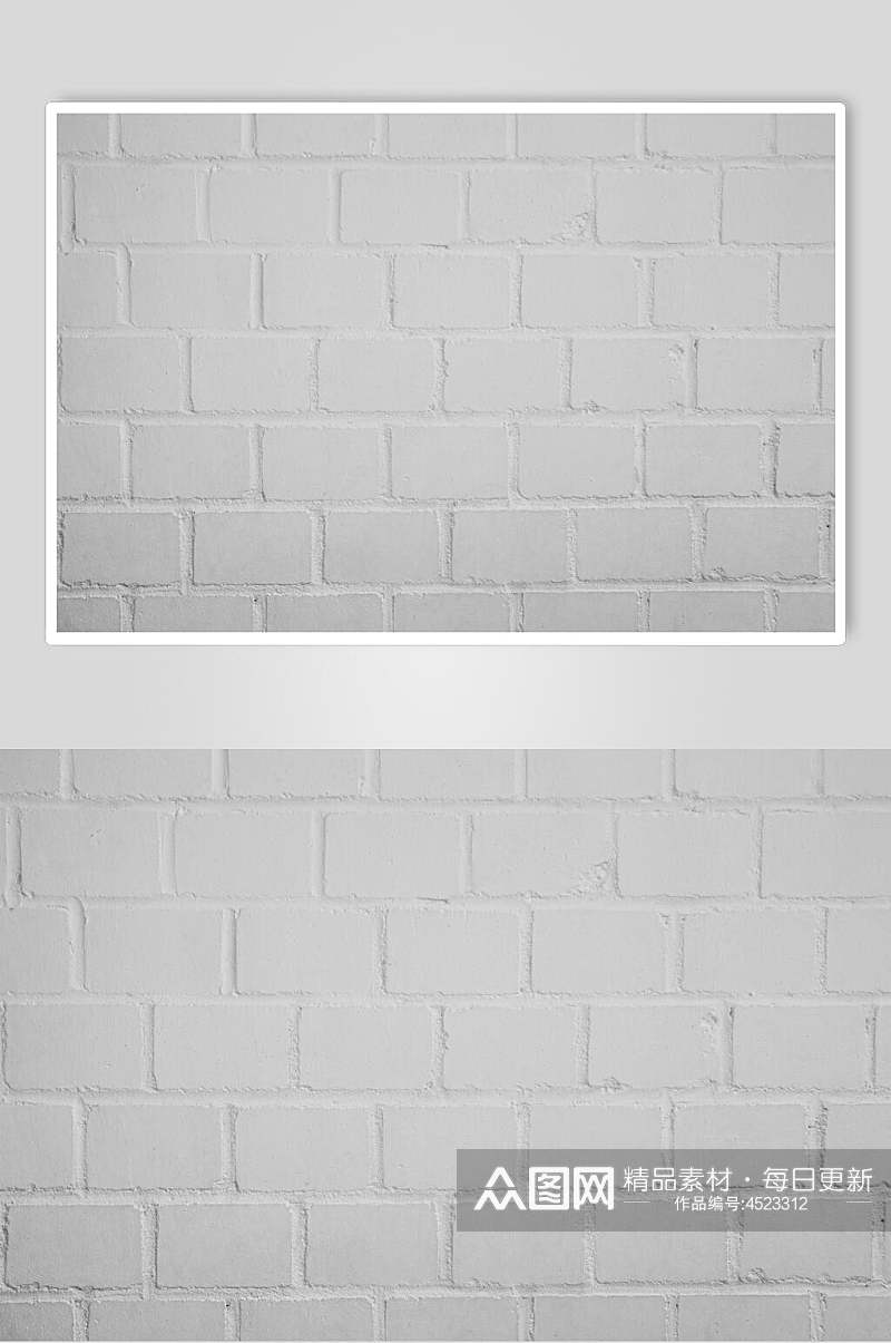 灰白色墙壁砖墙图片素材