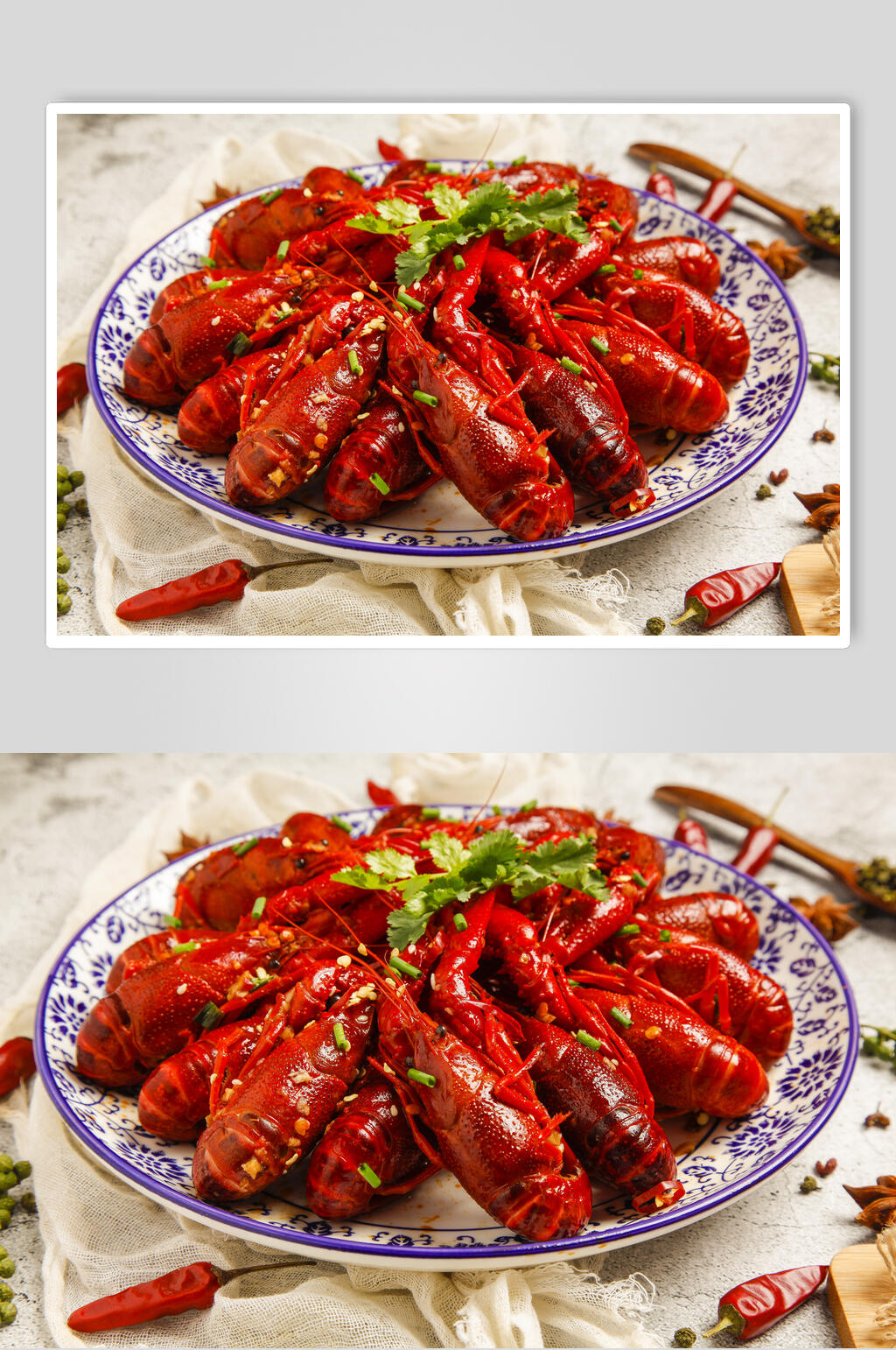 高端美味麻辣小龙虾餐饮摄影图素材