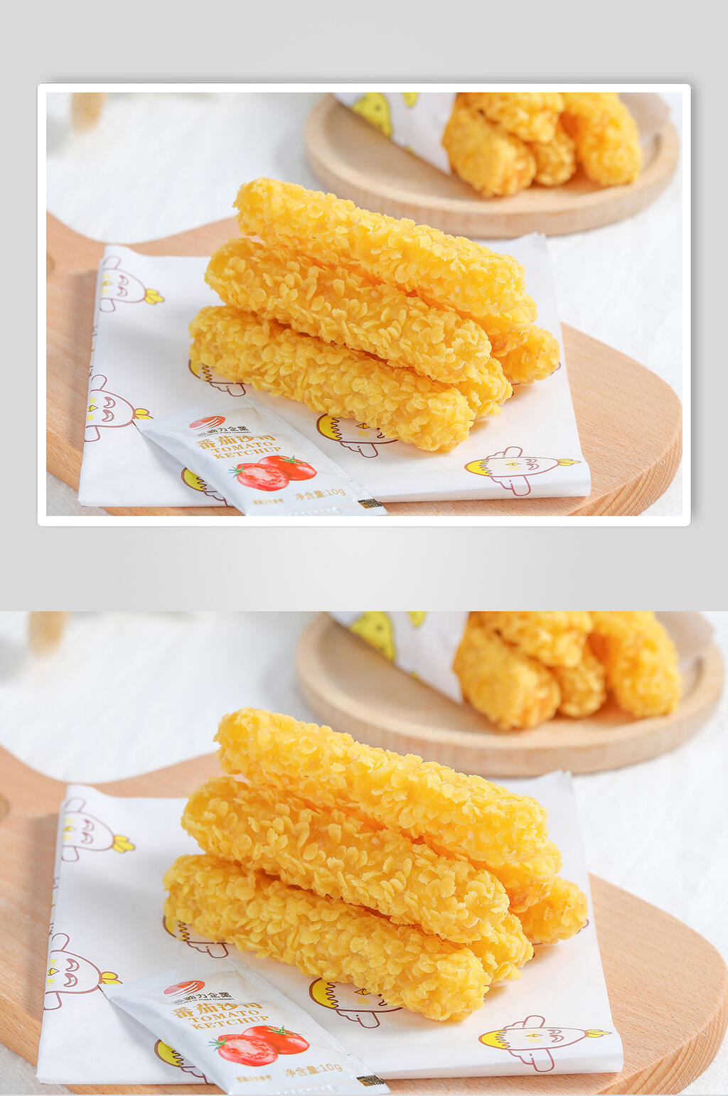 时尚金黄美味小吃零食美食图片素材