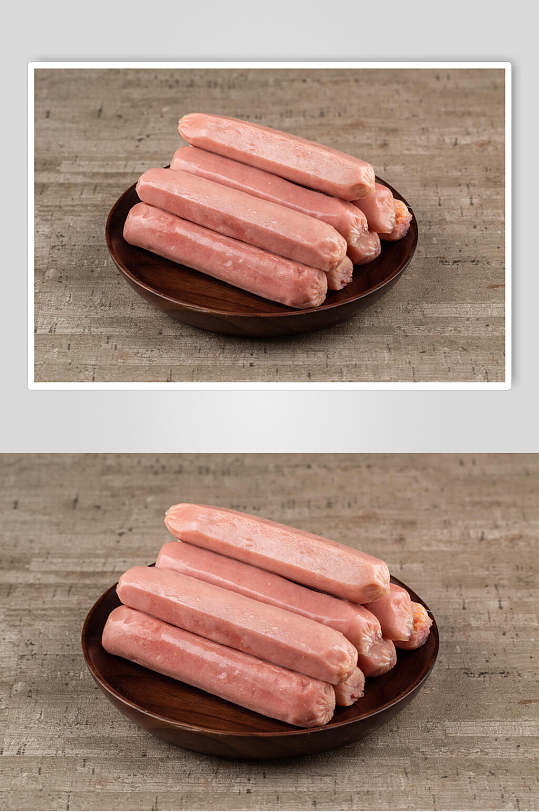 招牌火腿木纹底火锅配菜图片-众图网