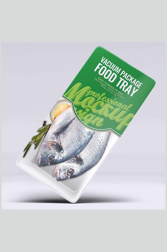 生鲜鱼类塑料包装样机