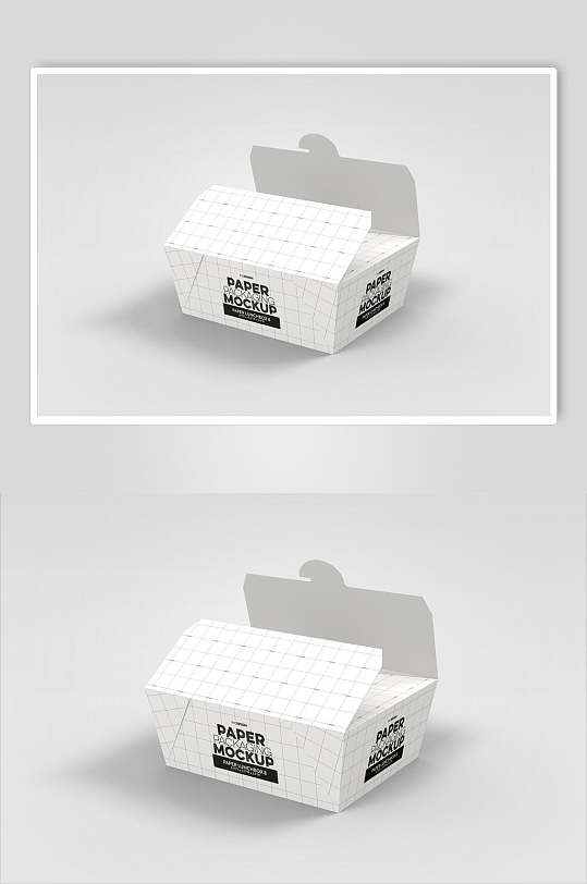 梯形食品包装盒设计样机