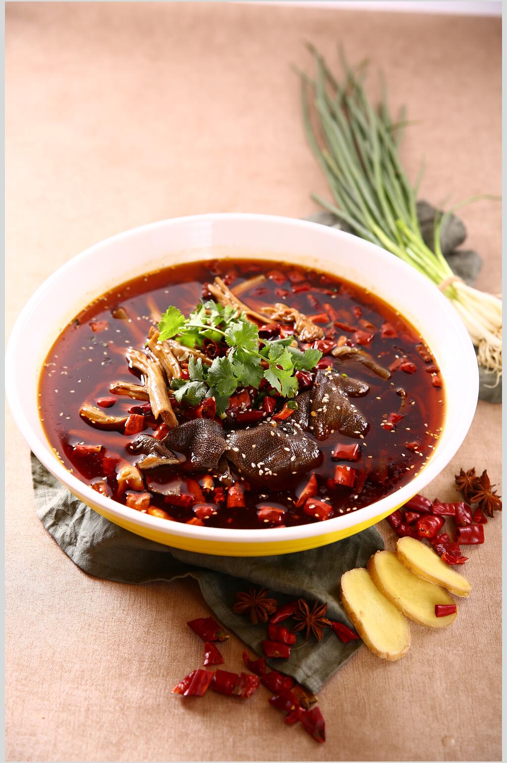 招牌香辣美食麻辣烫摄影高清图片素材