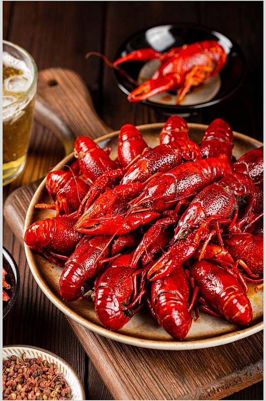 招牌美味餐饮小龙虾摄影图-众图网