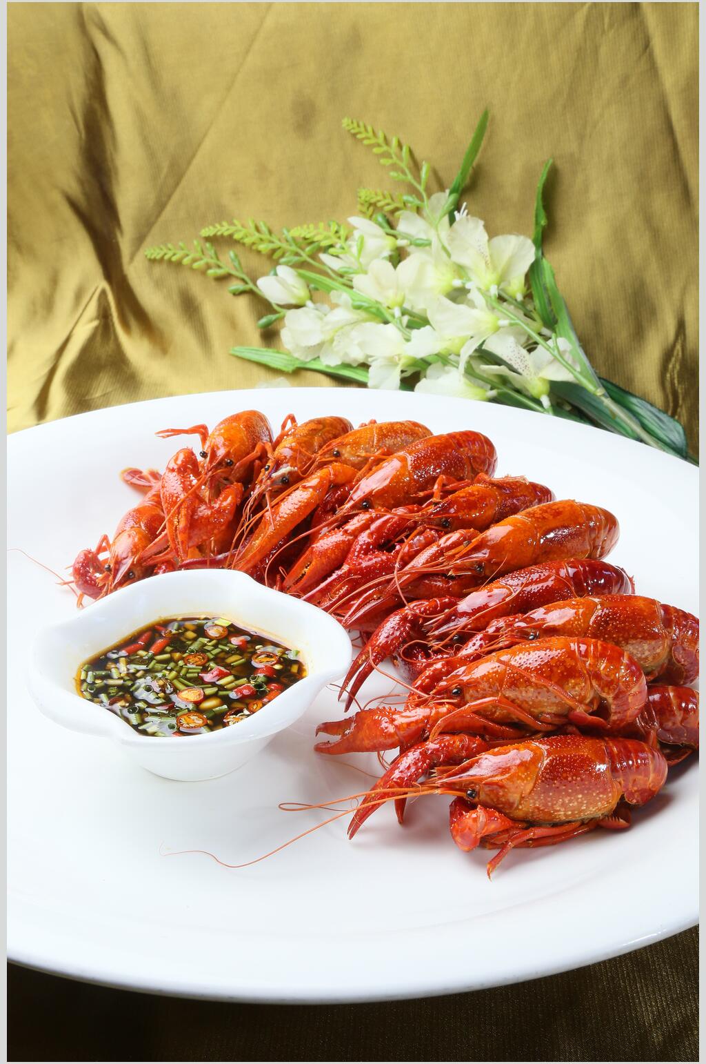 特色麻辣小龙虾餐饮食品摄影图素材
