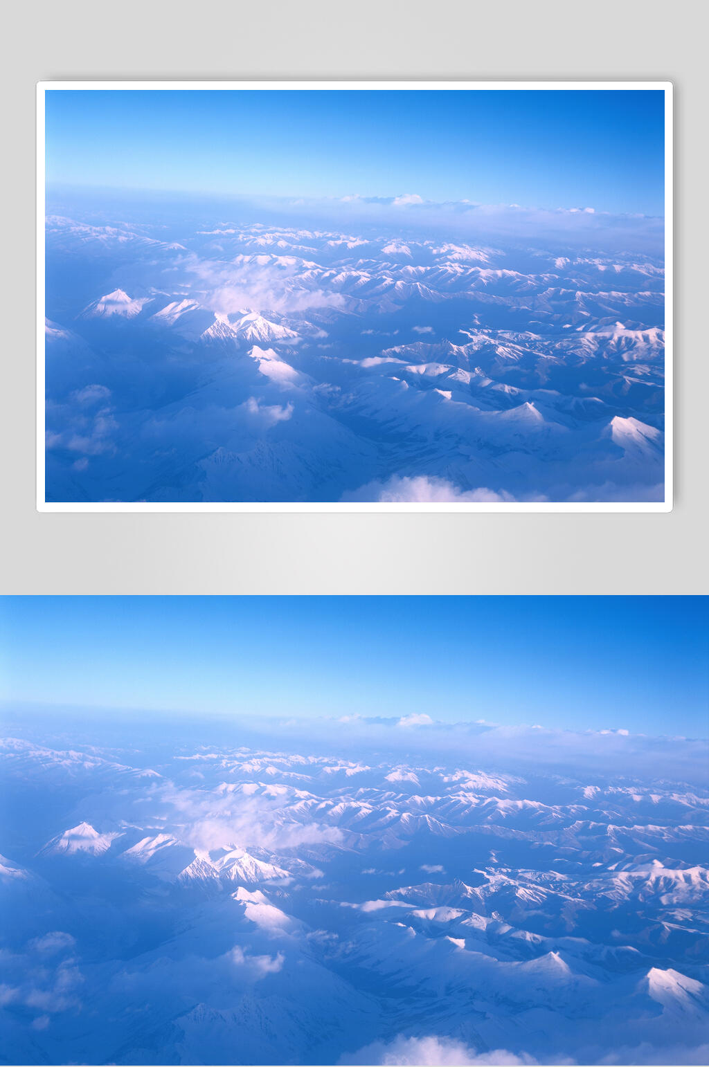 蓝天白云风景山川摄影图素材