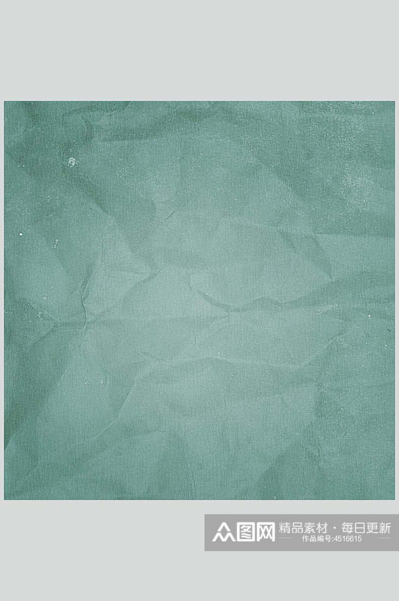 绿色褶皱旧纸图片素材