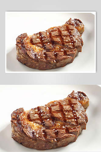 健康美味美味牛排实拍图高清图片