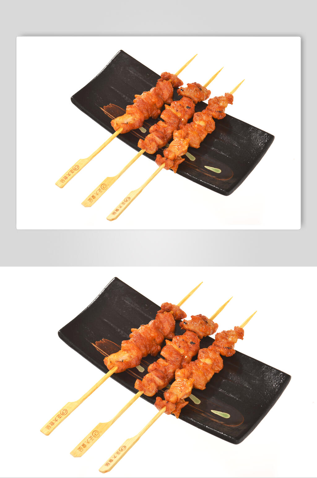 健康美味鸡柳炸串烧烤餐饮食品图片素材