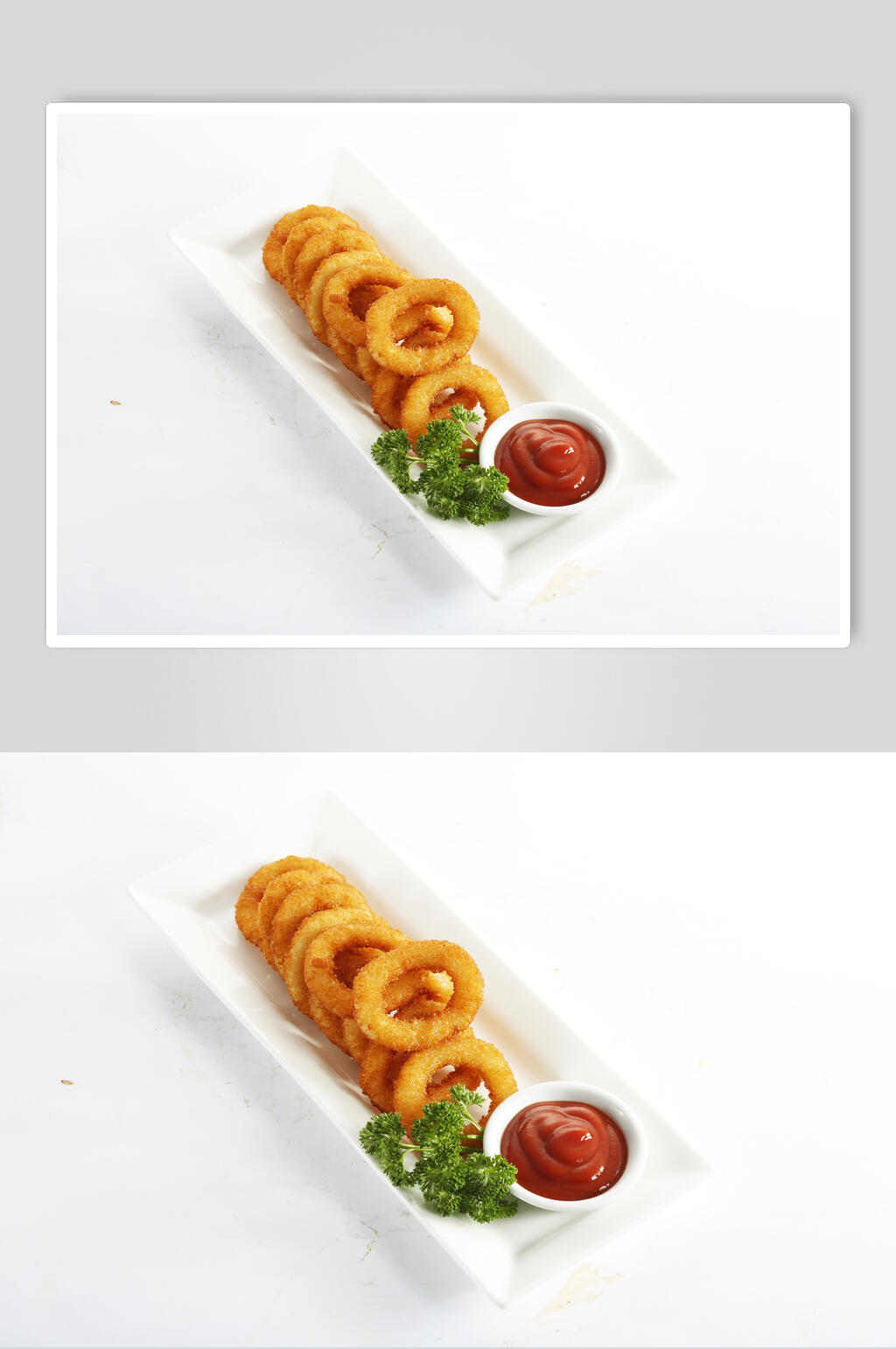 美味鱿鱼圈鸡肉类食物餐饮图片素材