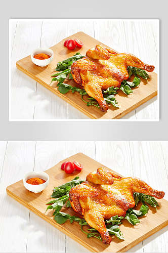 健康美味韩式炸鸡食品图片