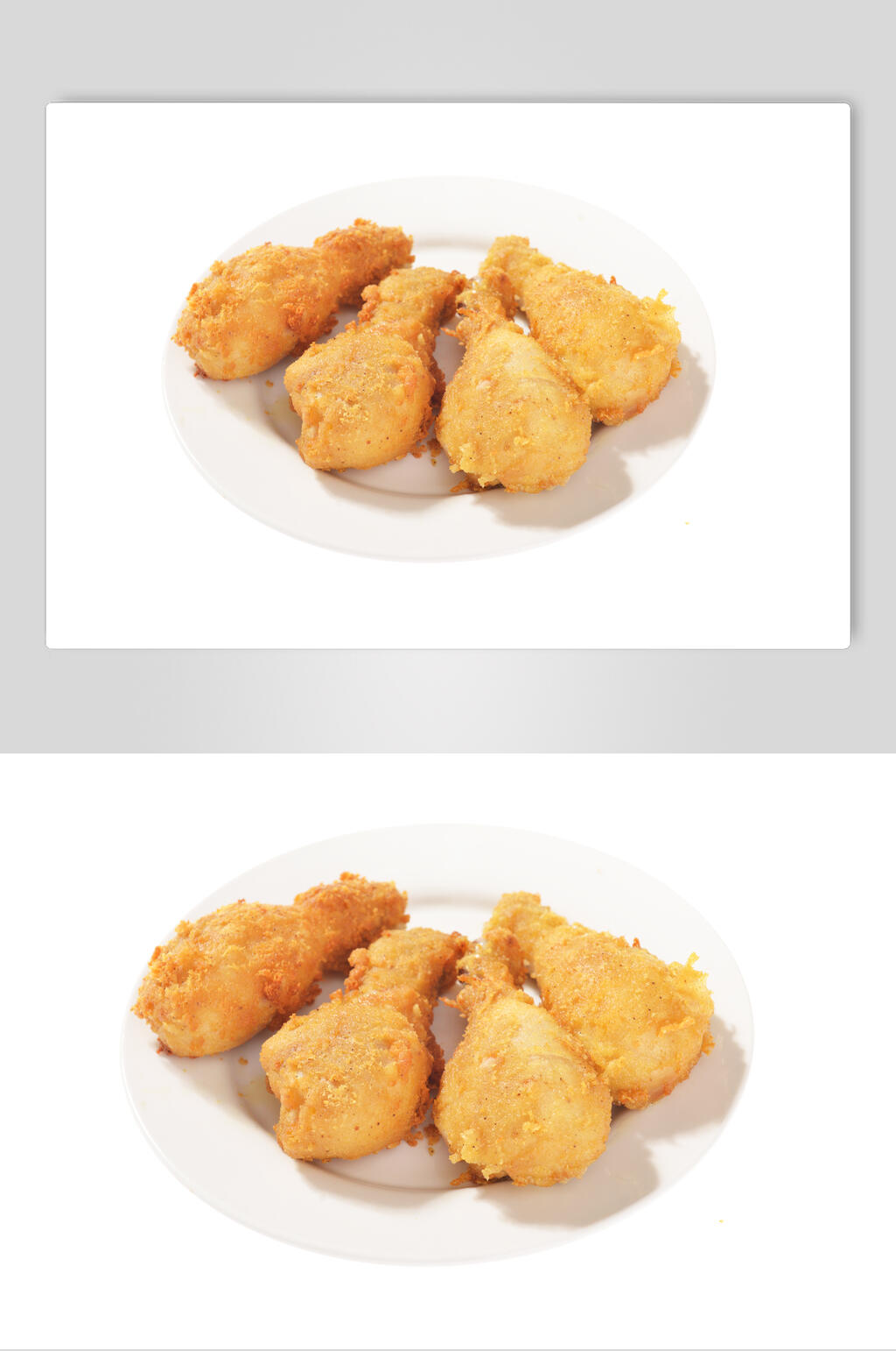 时尚白底鸡腿鸡肉类食物图片素材