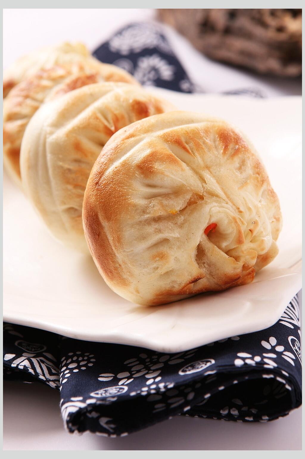 招牌生煎包美食早茶包子图片素材